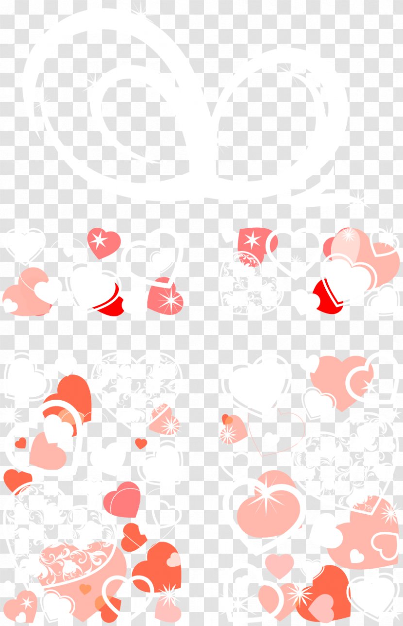 Pattern - Orange - Valentines Day Transparent PNG