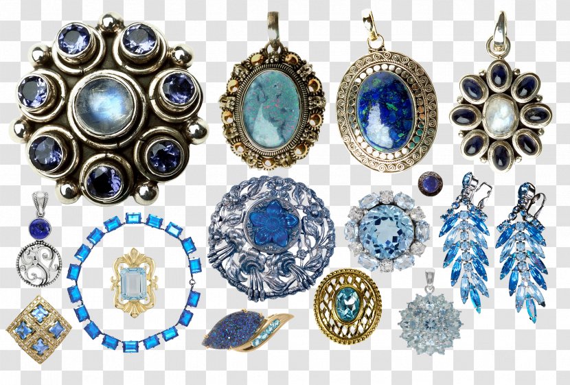 Earring Jewellery Clip Art - Locket - Sapphire Pendant Transparent PNG