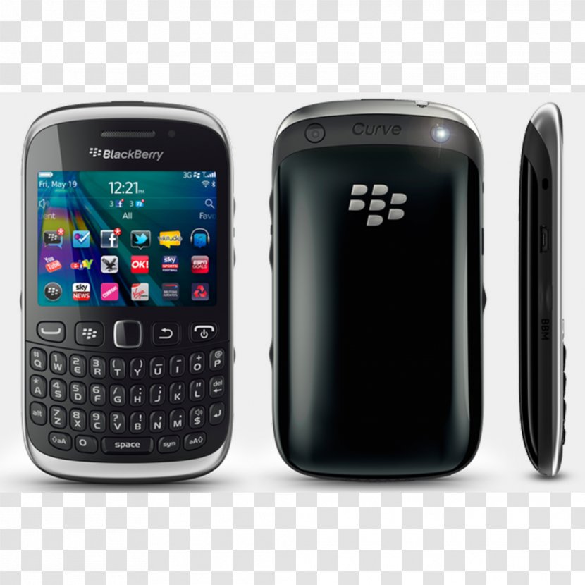 BlackBerry Curve 9300 OS Telephone Smartphone - Portable Communications Device - Blackberry Transparent PNG