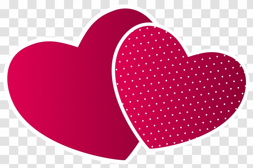 Heart Desktop Wallpaper Clip Art - Silhouette - Hearts Transparent PNG