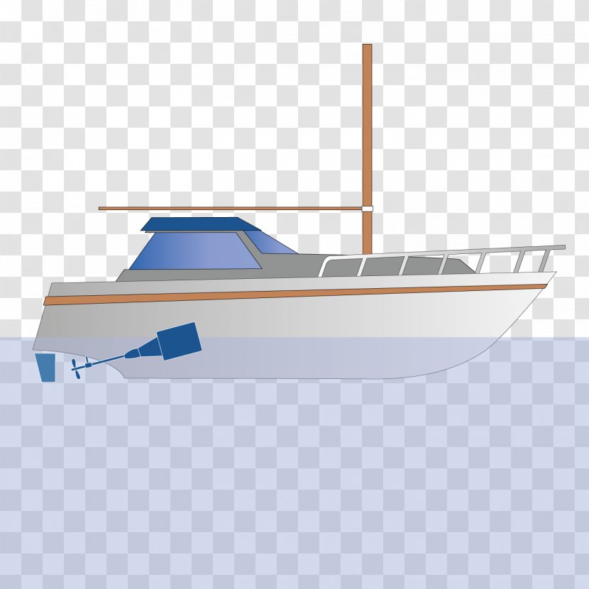 Yacht Inboard Motor Boats Ship - Sterndrive - Boat Propeller Transparent PNG