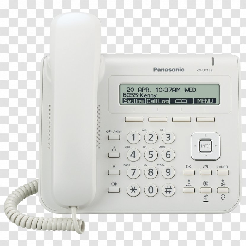 VoIP Phone Telephone Panasonic KX-UT123NE KX-HDV130 KX-HDV130NE - Electronics Transparent PNG