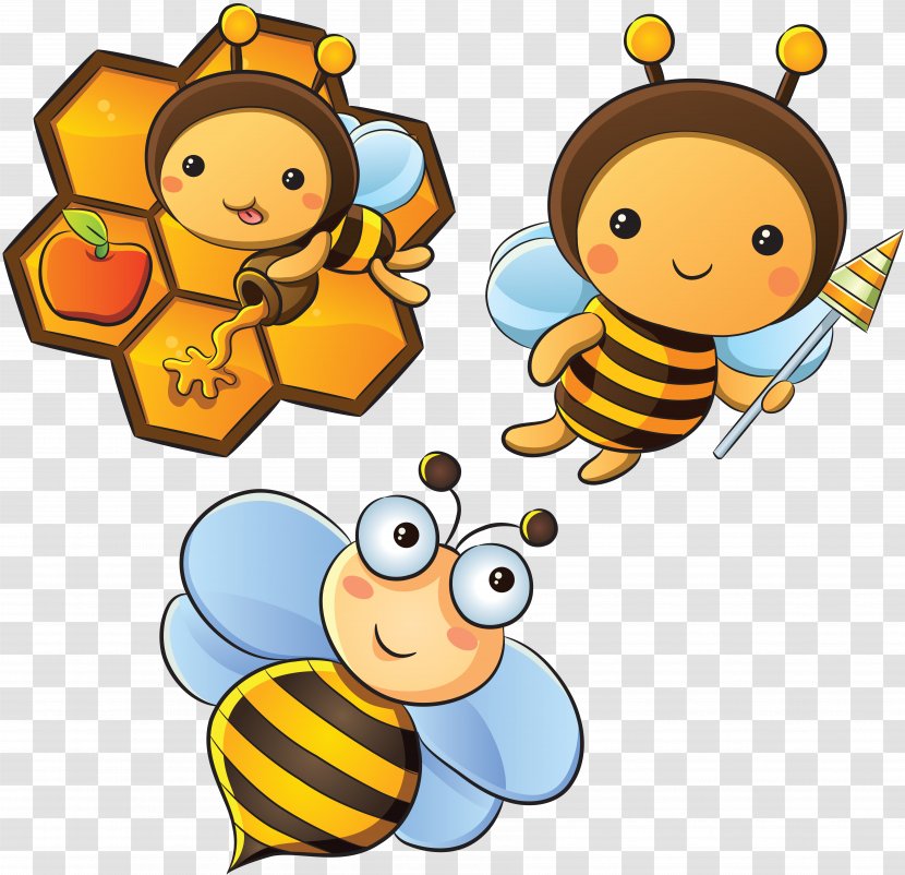 Insect Busy Bee Daycare Clip Art - Food - Bee,Cartoon Transparent PNG