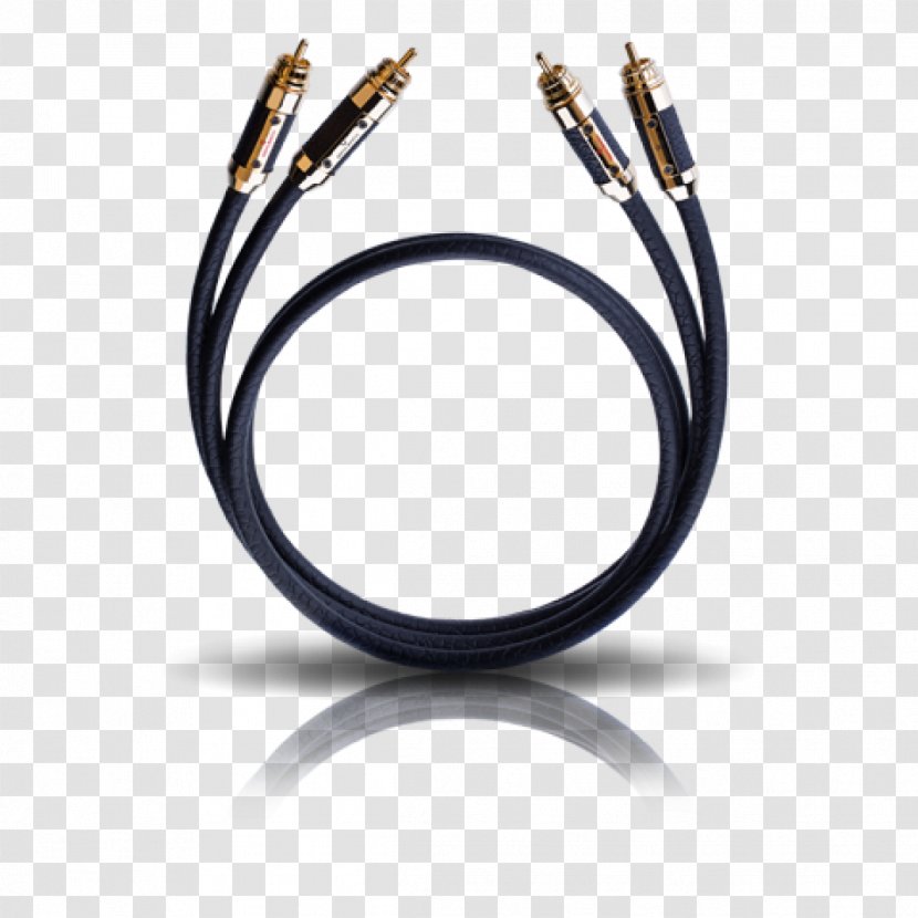 Electrical Cable Digital Audio RCA Connector Home Theater Systems - Analog Signal Transparent PNG