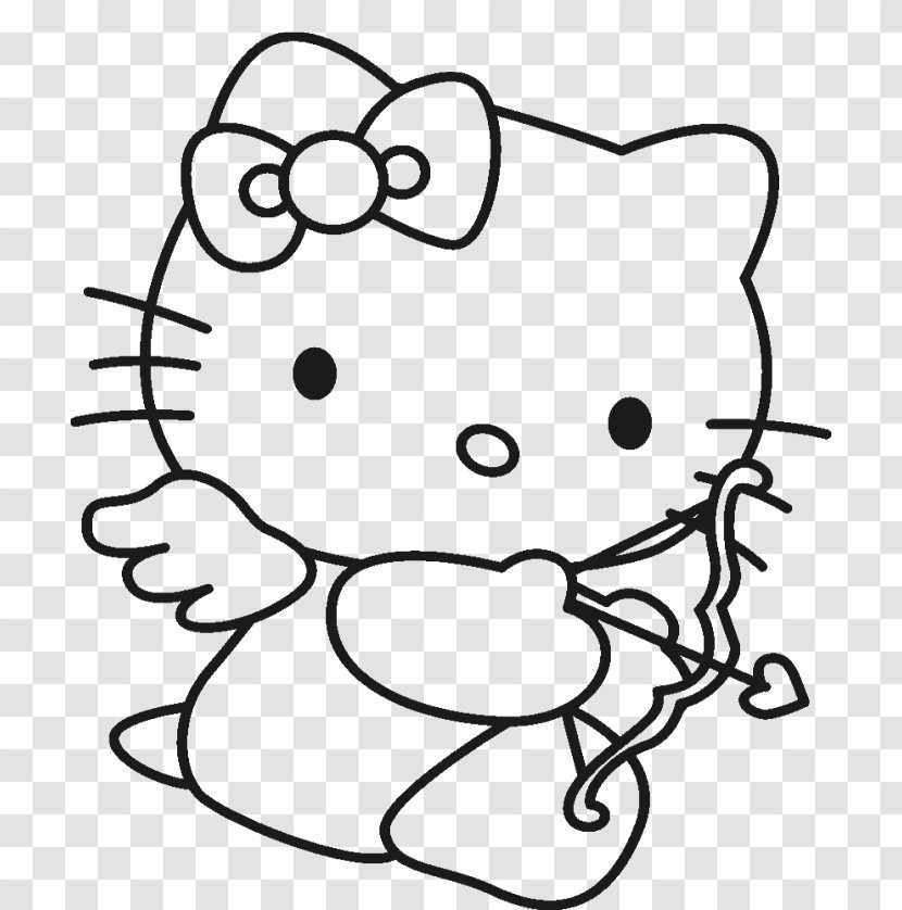 Hello Kitty Online Coloring Book Drawing Child - Tree Transparent PNG