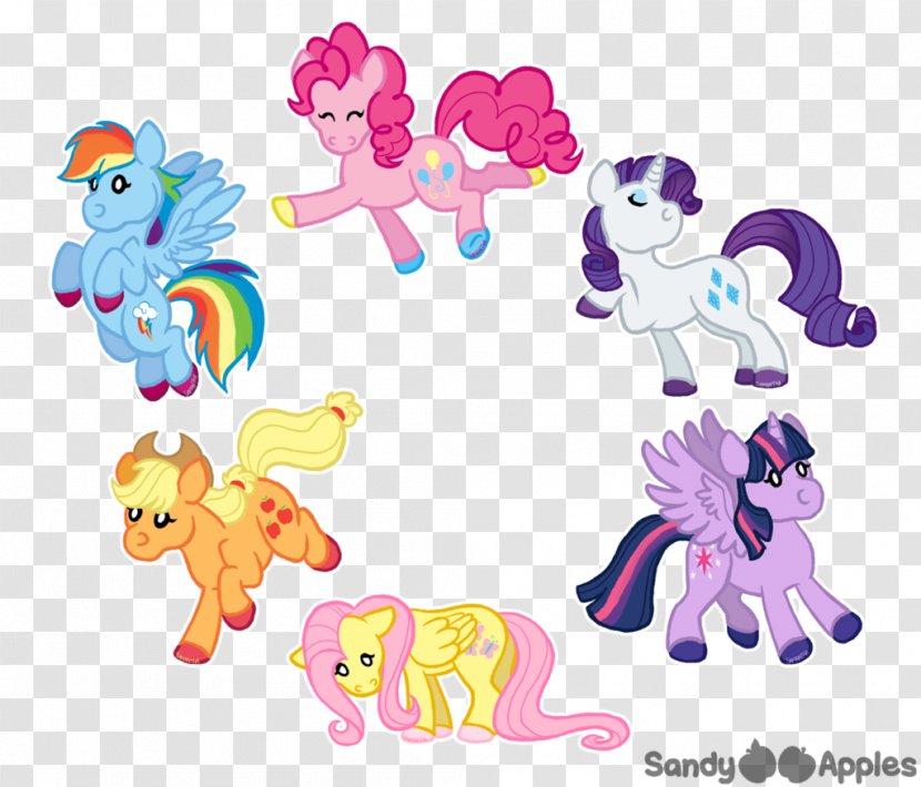 Pony Horse Squishies Toy - Flower Transparent PNG