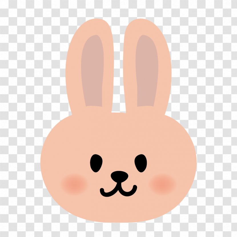 Rabbit Easter Bunny Clip Art Illustration Car - Smile Transparent PNG