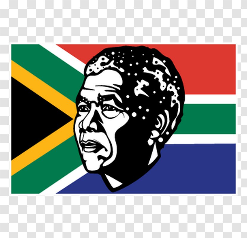 Flag Of South Africa National Clip Art - Logo - Nelson Mandela Transparent PNG