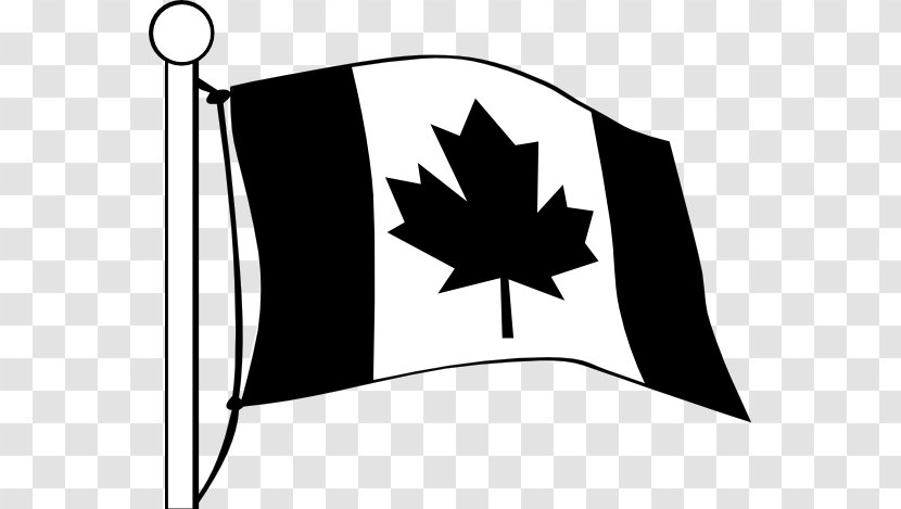 Flag Of Canada Clip Art - White Cliparts Transparent PNG