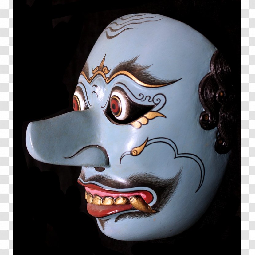 Traditional African Masks Java Wayang Cakil - Javanese People - Mask Transparent PNG