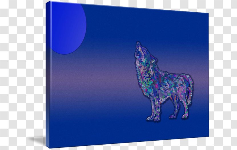 Cobalt Blue Electric Aqua Purple - Violet - Great White Wolf Transparent PNG