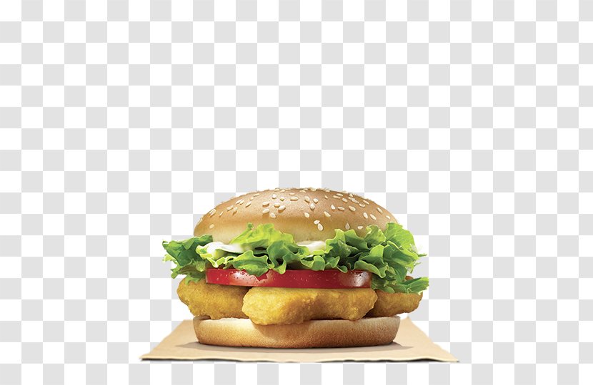 Chicken Sandwich Hamburger Wrap TenderCrisp Crispy Fried - Finger Food - Burger King Transparent PNG