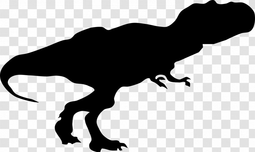 Tyrannosaurus Diplodocus Velociraptor Triceratops Dinosaur - Silhouette Transparent PNG