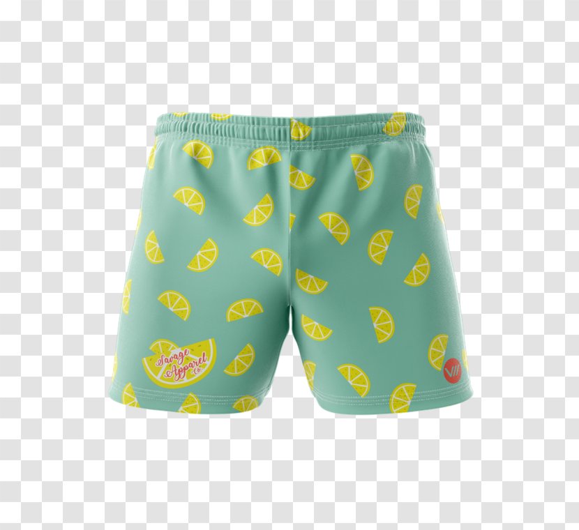 Trunks Clothing Shorts Jersey Sleeve - Erie - Summer Lemon Transparent PNG