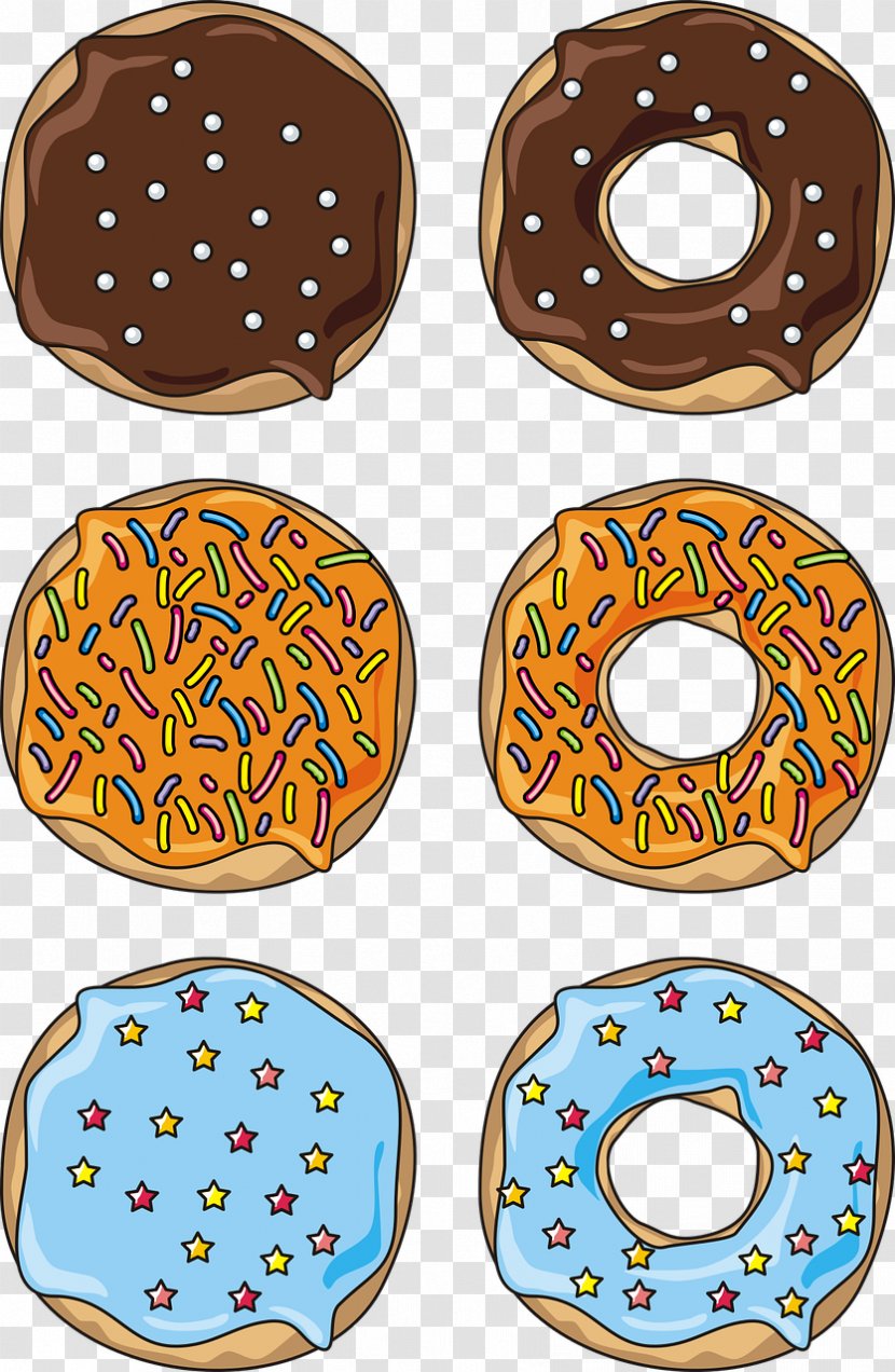 Donuts Dish Pączki Pastry Clip Art - Coffee And Transparent PNG