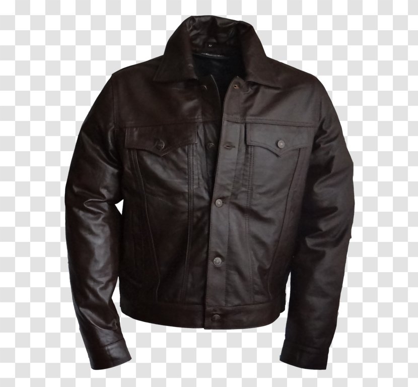 polo shirt leather jacket