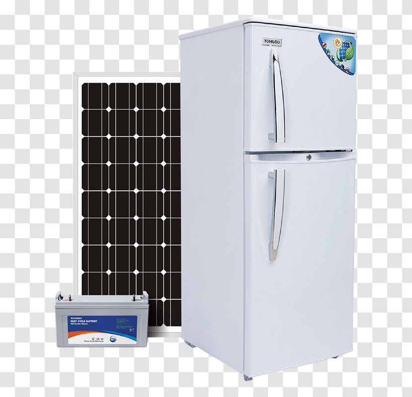 Solar-powered Refrigerator Solar Energy Power Panels Transparent PNG