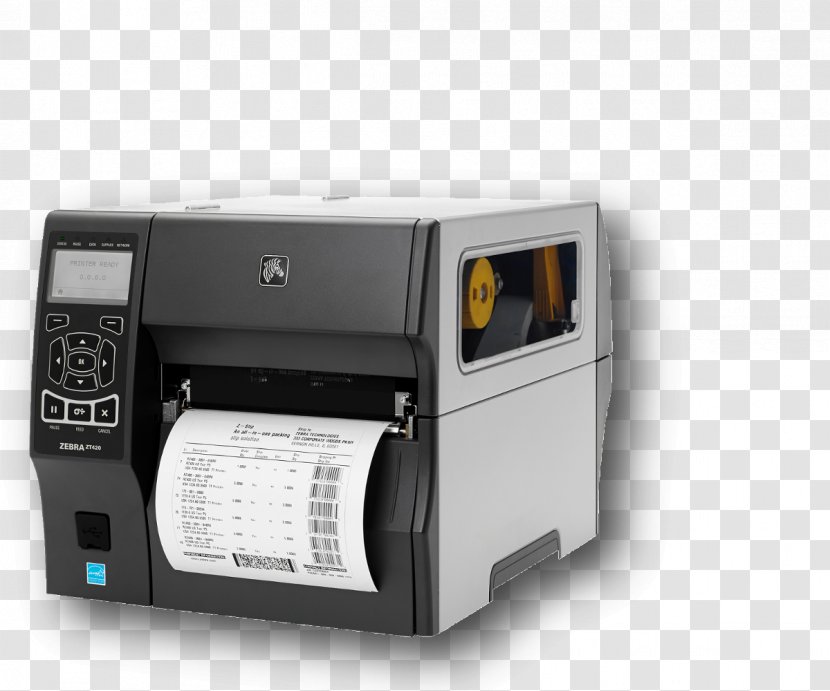 Label Printer Thermal-transfer Printing Zebra Technologies - Machine Transparent PNG