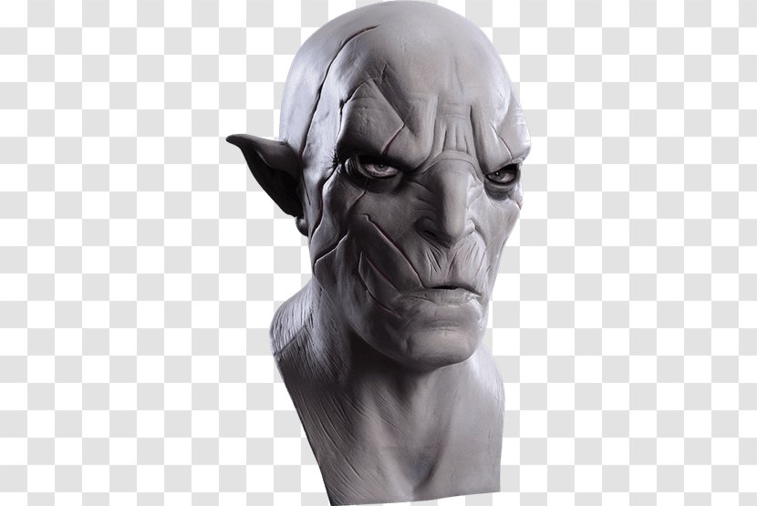 Azog The Hobbit Latex Mask Costume - Hat Transparent PNG