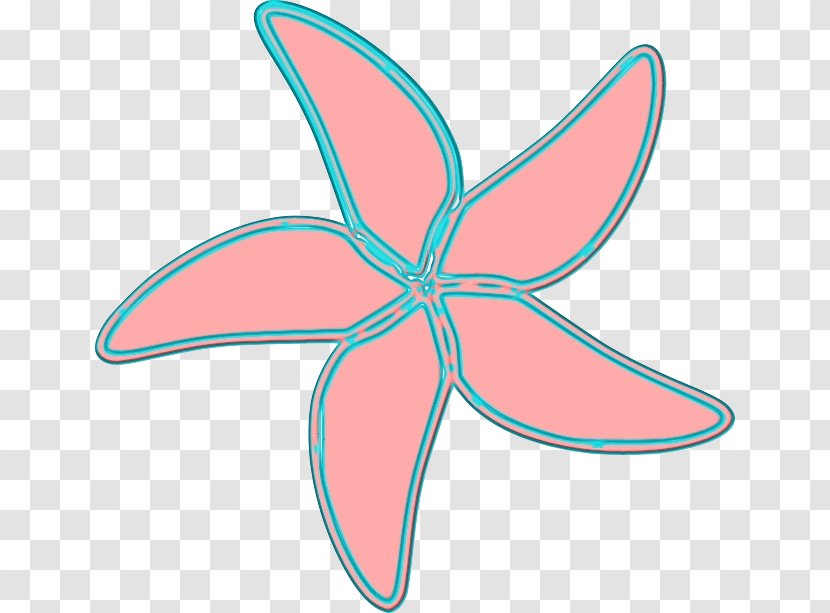 Pink Clip Art Turquoise Petal Plant - Symbol Transparent PNG