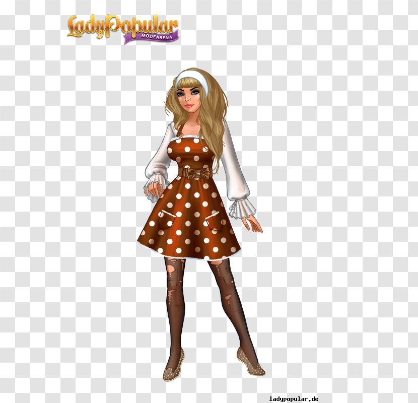 Lady Popular Fashion T-shirt Costume Game - Figurine - Beauty Transparent PNG