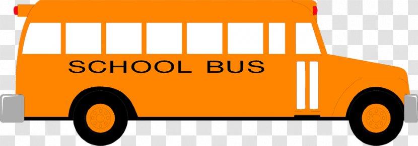 School Bus Yellow Clip Art - Mode Of Transport Transparent PNG