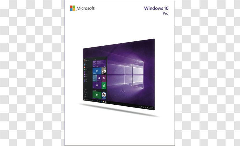 Microsoft Windows 10 Pro Computer Software 64-bit Computing 7 - Thumbnail Cache Transparent PNG