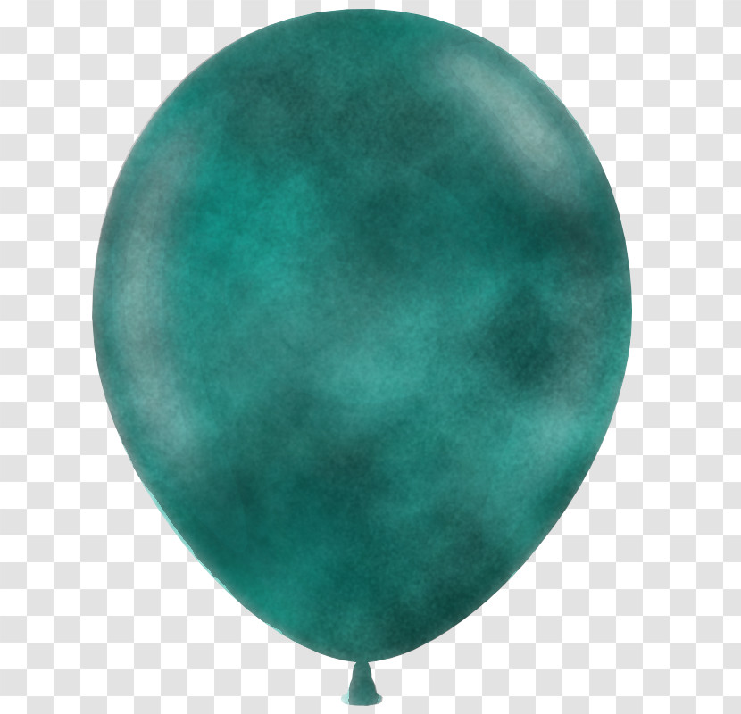 Green Aqua Turquoise Teal Balloon Transparent PNG