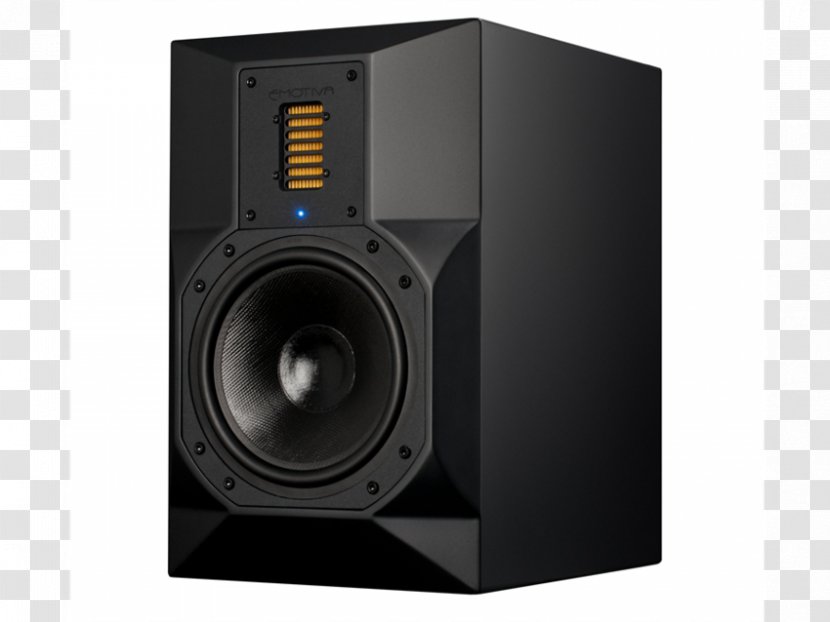 Subwoofer Loudspeaker Emotiva Audio Corporation Studio Monitor Bookshelf Speaker - Stereo Ribbon Transparent PNG