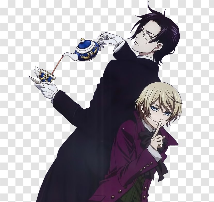 Ciel Phantomhive Black Butler Sebastian Michaelis Faust - Frame - Cartoon Transparent PNG