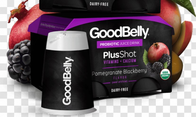 GoodBelly Food Drink Probiotic Juice - Brand - Belly Shots Transparent PNG