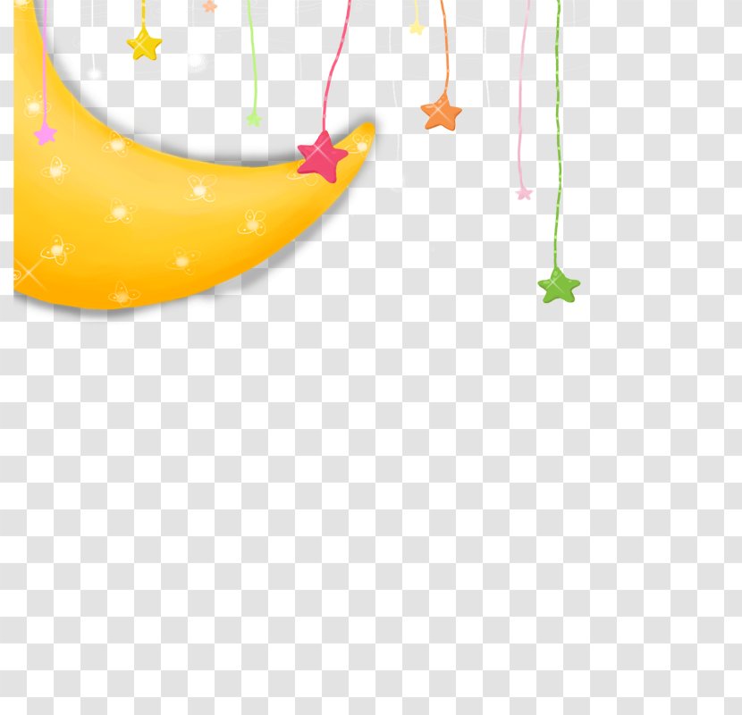 Moon Star - Cartoon - Pattern Transparent PNG