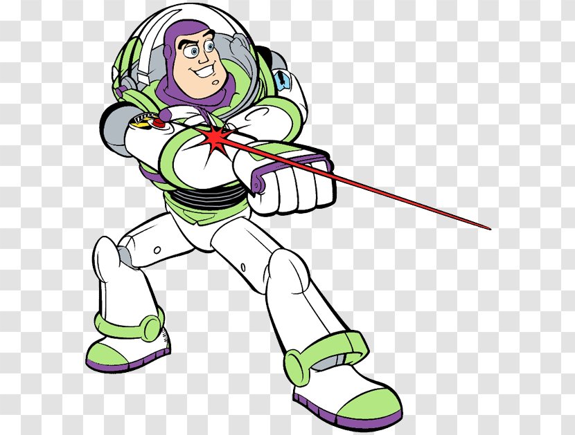 Buzz Lightyear Sheriff Woody Toy Story Clip Art Pixar - Line - And Transparent PNG