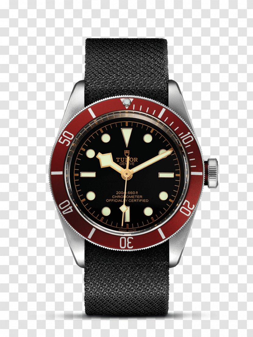 Tudor Watches Diving Watch Men's Heritage Black Bay Bracelet Transparent PNG