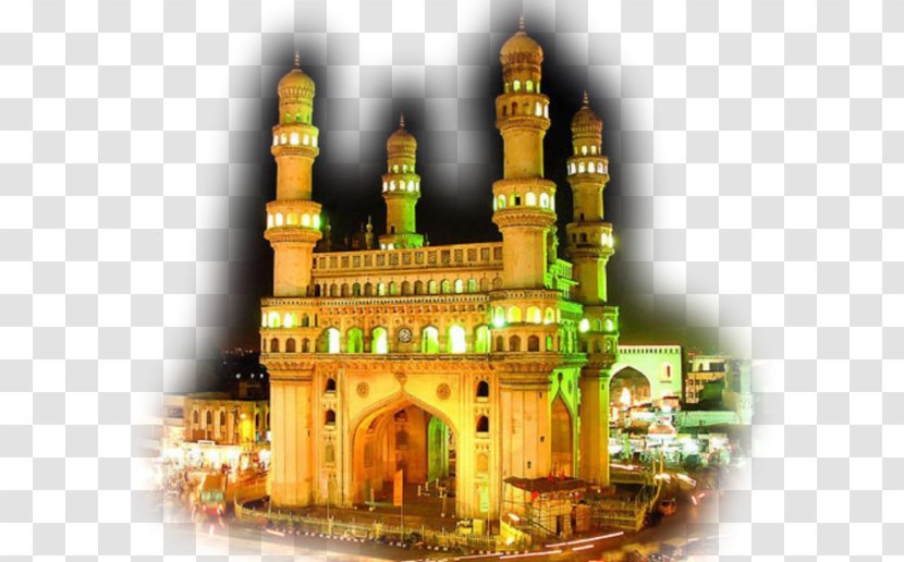 Charminar Old City Makkah Masjid, Hyderabad Taj Mahal Mosque - Carson Library Central Transparent PNG
