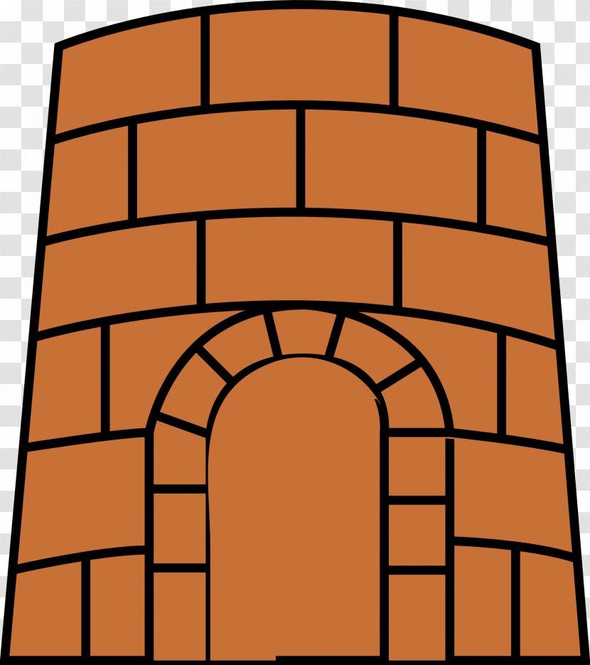 Clip Art Castle Image Fortified Tower Drawing - Brick Transparent PNG