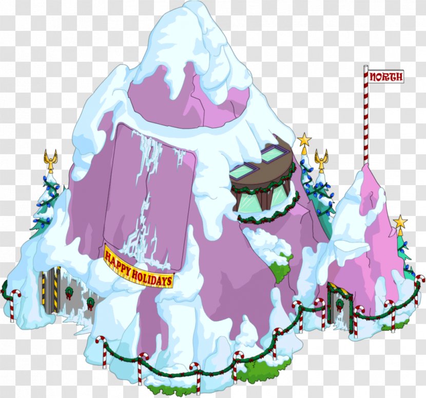 Christmas Lights Santa Claus The Simpsons: Tapped Out Elf - Volcano Transparent PNG