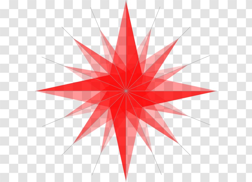 Paper Herrnhut Moravian Star Red Church - Compass Rose Transparent Transparent PNG