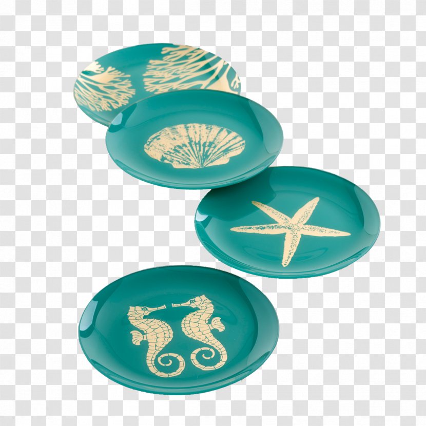 Turquoise Tableware - Dishware Transparent PNG