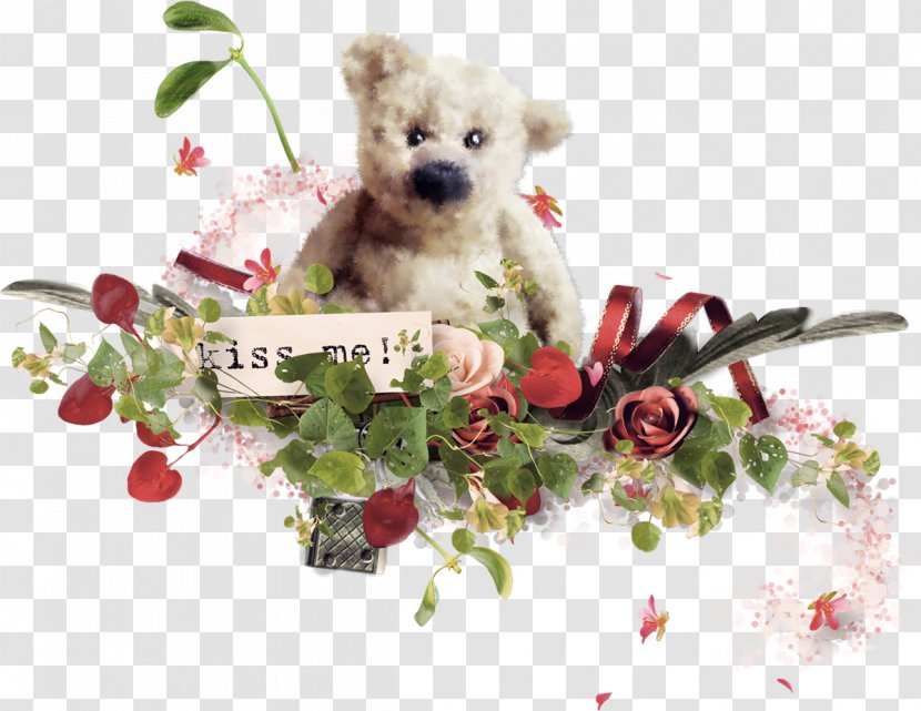 Bear Flower Clip Art - Heart - Hug Transparent PNG