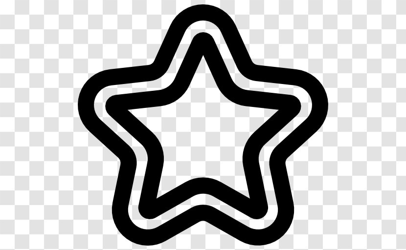 Five-pointed Star Polygons In Art And Culture Symbol - Black Transparent PNG