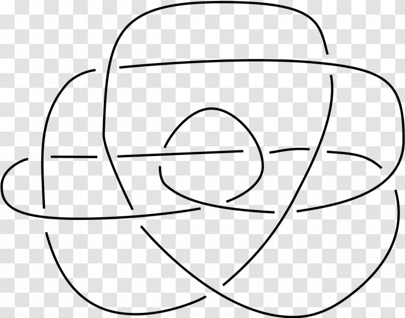 Unknot Knot Theory Trefoil Topology - Cartoon - Mathematics Transparent PNG