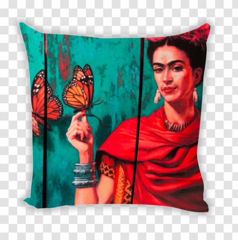 Frida Kahlo Pillow Cushion Painter Painting Transparent PNG
