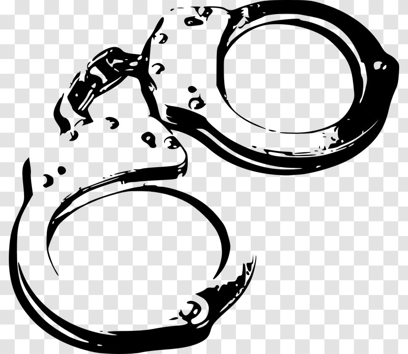 Handcuffs Clip Art - White Transparent PNG