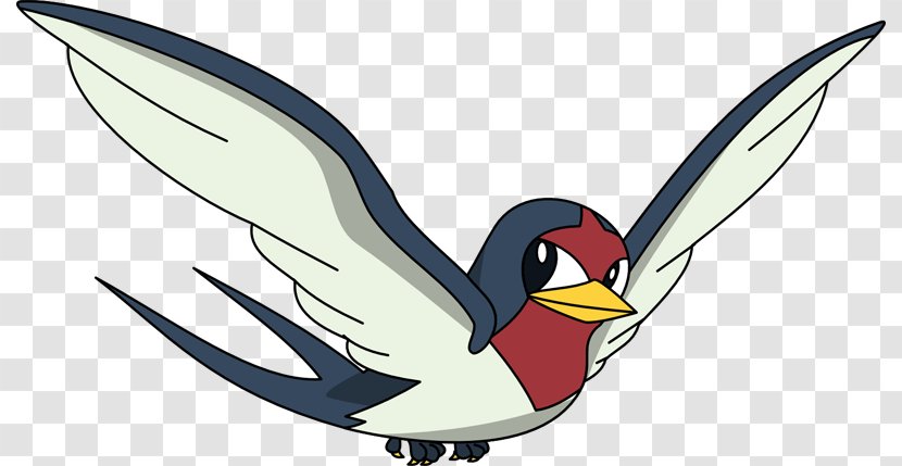 Pokémon Emerald Ash Ketchum Taillow Swellow - Watercolor - REAL Monster Transparent PNG