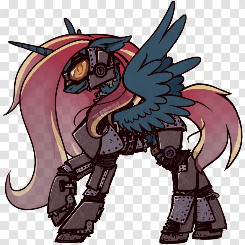 Pony Fallout: Equestria Horse Powered Exoskeleton Armour - Cartoon Transparent PNG