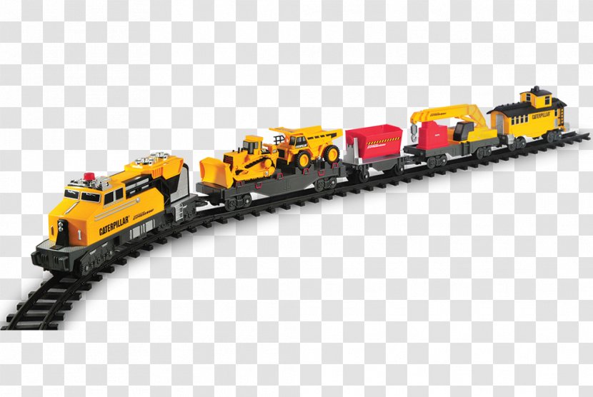 Caterpillar Inc. Toy Trains & Train Sets Rail Transport Track - Railroad Car - Toy-train Transparent PNG