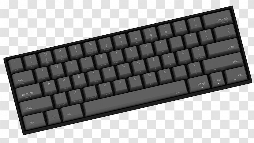 Computer Keyboard Mouse Happy Hacking Cherry Gaming Keypad - Backlight - Keyboardhd Transparent PNG
