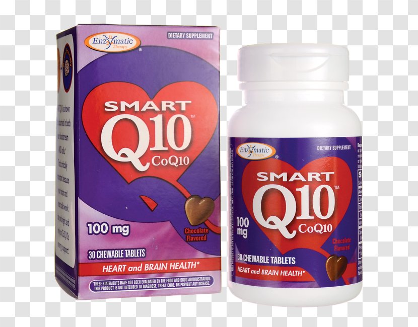 Dietary Supplement Coenzyme Q10 Vitamin Swanson Health Products - Vegetarianism - Chocolate Flavor Transparent PNG