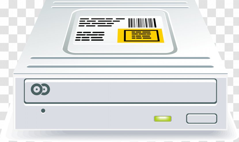 Optical Disc Drive Blu-ray Personal Computer Icon - Data Storage Device - Projector Vector Transparent PNG